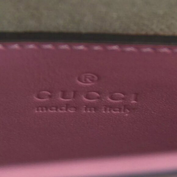 Auth GUCCI Bamboo Crossbody Shoulder Bag Backpack Pink Leather - Picture 14 of 15